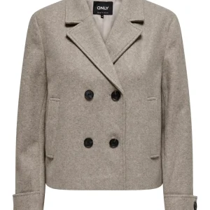 Onlfreja Life Short Db Jacket Otw N - Licht Bruin