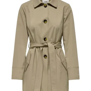 Jdyisadora Trenchcoat Otw Hab Noos - Taupe