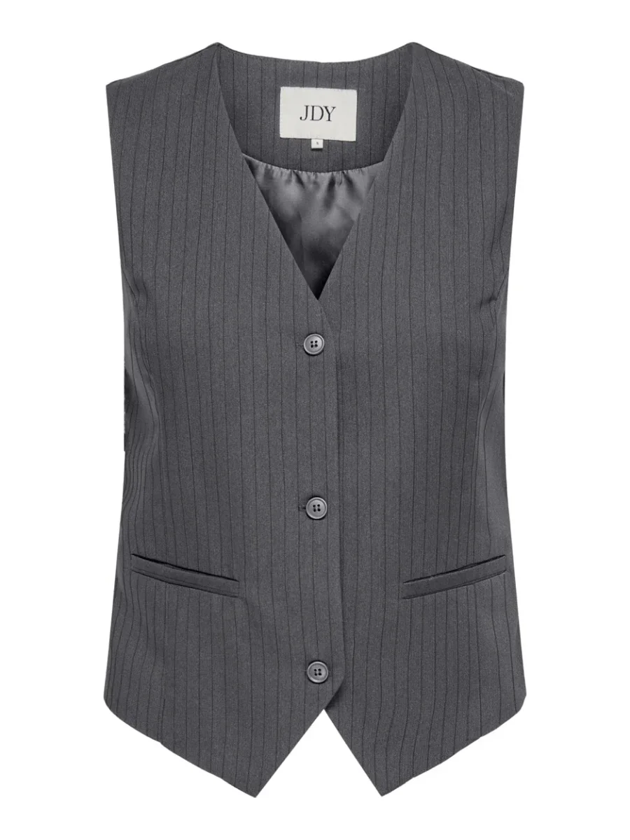 Jdyulrikke Waistcoat Pnt - Antraciet - Afbeelding 2