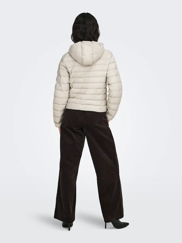 Onltahia Lw Quilted Hood Jkt Noos Otw - Beige - Afbeelding 3