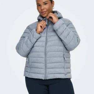 Onltahia Lw Quilted Hood Jkt Noos Otw - Lichtblauw