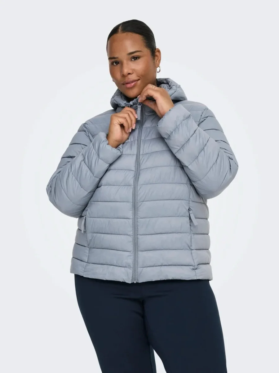Onltahia Lw Quilted Hood Jkt Noos Otw - Lichtblauw - Afbeelding 2