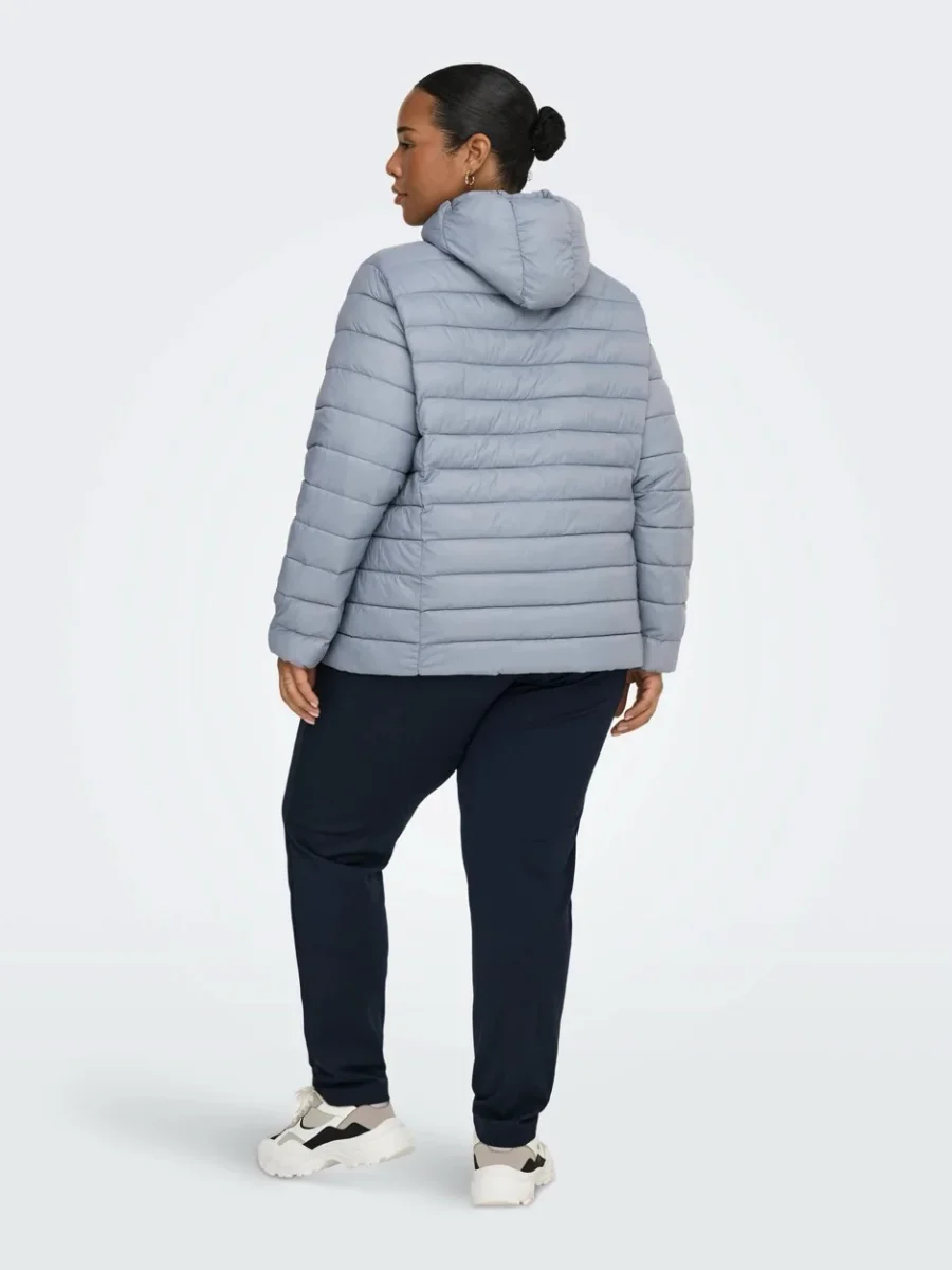 Onltahia Lw Quilted Hood Jkt Noos Otw - Lichtblauw - Afbeelding 4