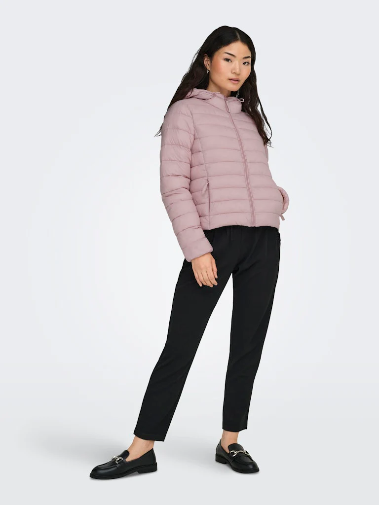 Onltahia Lw Quilted Hood Jkt Noos Otw - Licht Roze - Afbeelding 5