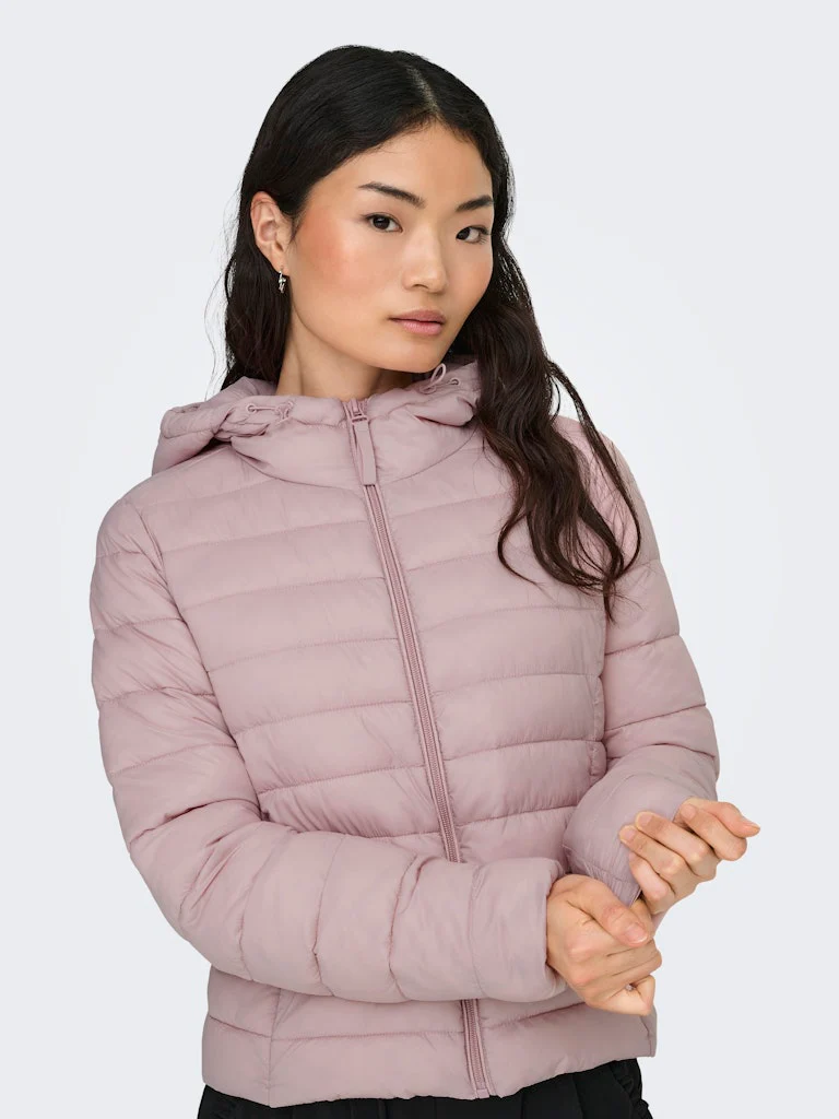 Onltahia Lw Quilted Hood Jkt Noos Otw - Licht Roze - Afbeelding 6