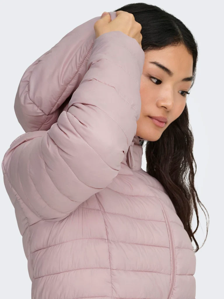 Onltahia Lw Quilted Hood Jkt Noos Otw - Licht Roze - Afbeelding 7