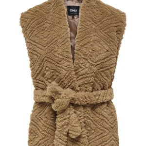 Onlganja Teddy Waistcoat Life Cc Ot - Camel