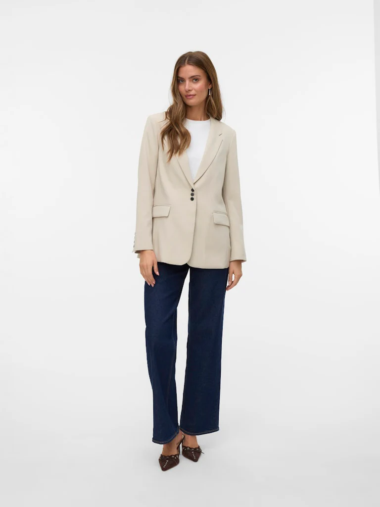 Vmphiline Ls Regular Blazer - Ecru - Afbeelding 3