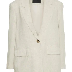 Vmverlucy Ls Linen Blazer - Beige