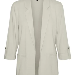 Vmjesmilo 3/4 Loose Blazer Wvn Ga N - Beige