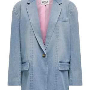 Onlcory Ls Dnm Blazer Gua - Blue Denim