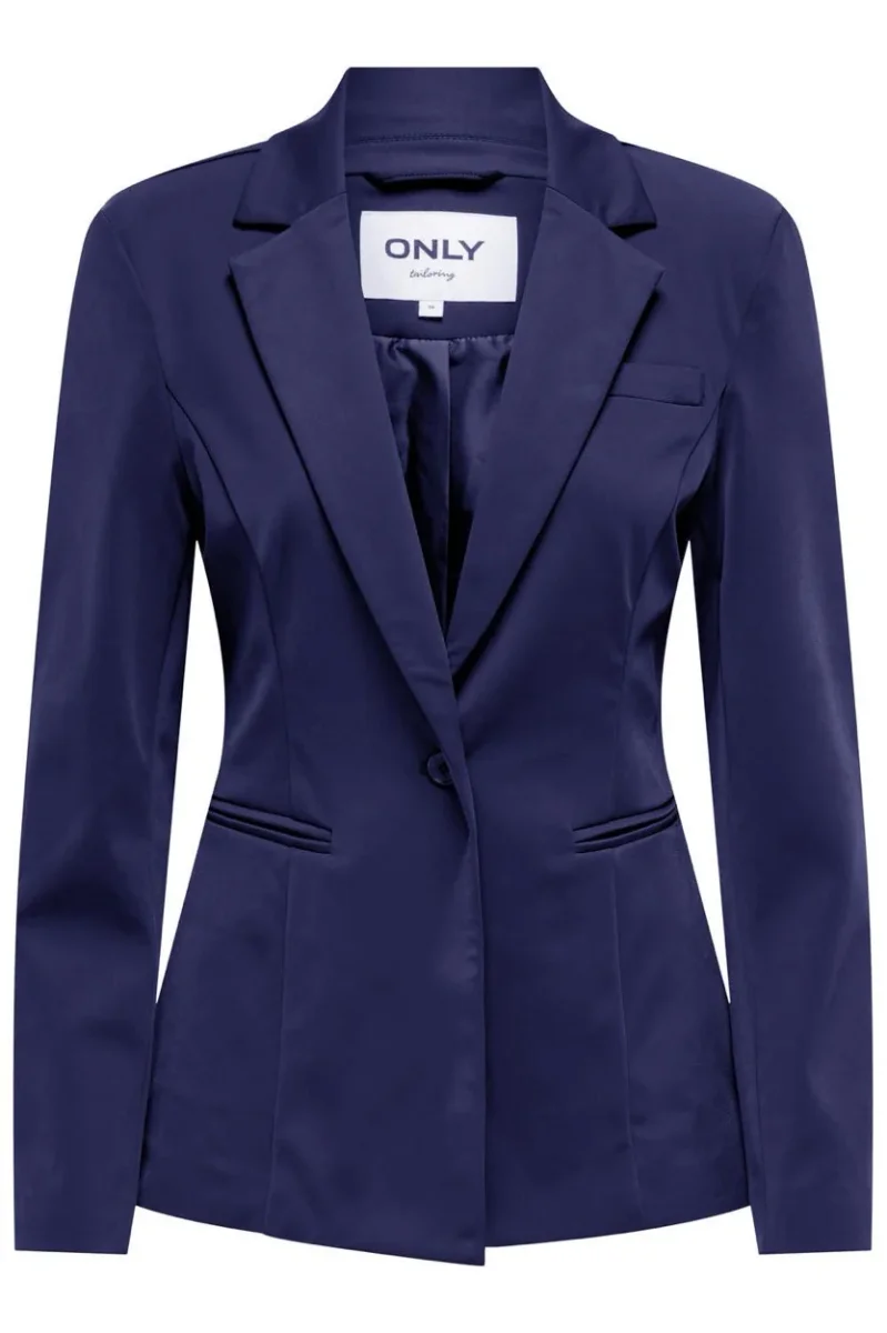 Onlpeach-travel L/s Fit Blazer Tlr - Navy - Afbeelding 2