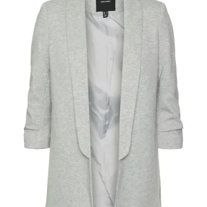 Vmsvea Ls Slim Sweat Blazer - Lichtgrijs