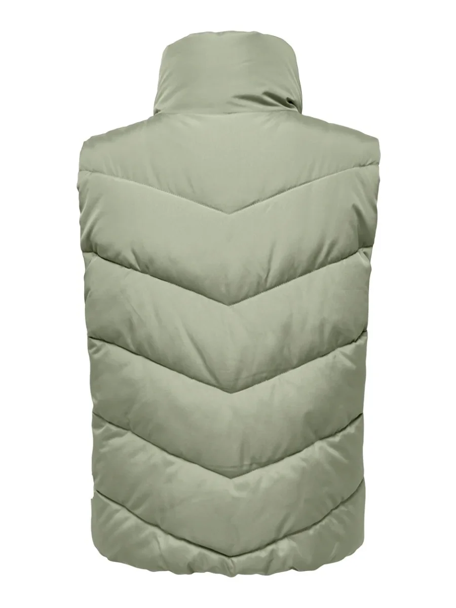 Jdyfinno Short Padded Waistcoat Otw - Oud Groen - Afbeelding 3