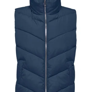 Jdyfinno Short Padded Waistcoat Otw - Navy