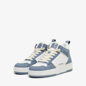 Onlsaphire-5 Denim High Top Sneaker - Blauw Dessin