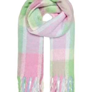 Onlaya Life Check Scarf Cc - Groen Dessin