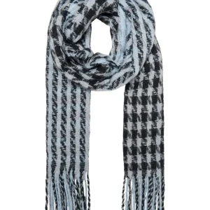 Onlcarolina Life Soft Check Scarf C - Blauw Dessin