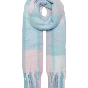 Onlaya Life Check Scarf Cc - Roze Dessin