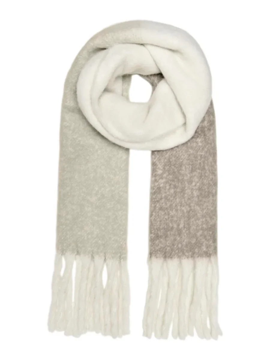 Onlbonnie Life Long Fringed Scarf C - Licht Bruin - Afbeelding 2