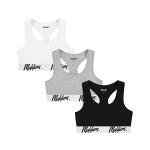 Bralette 3-pack - Zwart Dessin