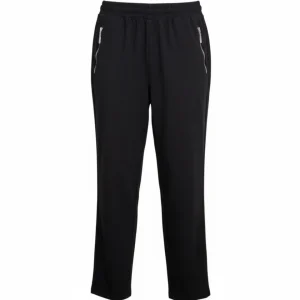 Alicia Pantalons Viscose Elastiek Kort Slimfit Zwart