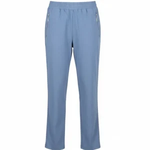 Alicia Pantalons Viscose Elastiek Kort Slimfit Indigo