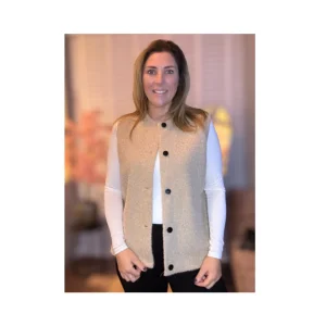 Azuri Gilet Art Sanne Beige