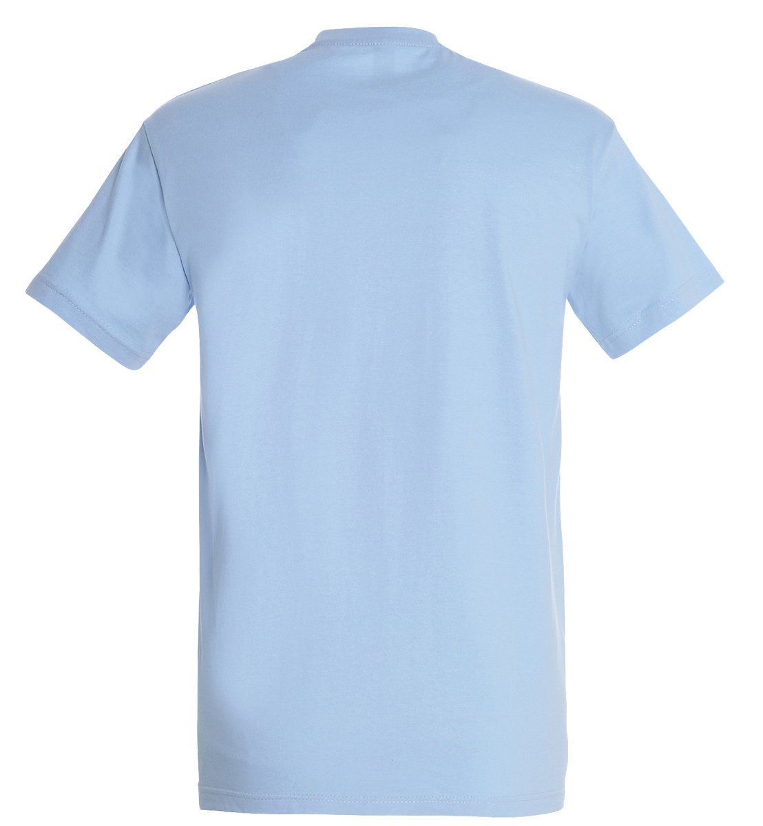 Unisex/ Heren T-Shirt – Baby Blauw - Afbeelding 3