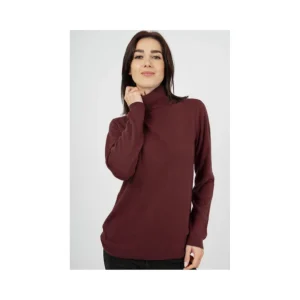 Cashmere Feeling Colltrui Burgundy