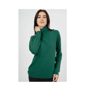 Cashmere Feeling Colltrui Petrol
