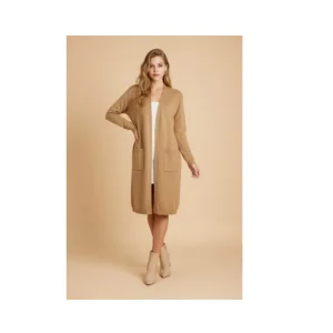 Cashmere Feeling Vest Camel