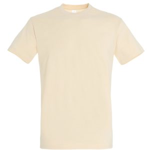 Unisex/ Heren T-Shirt -Creme