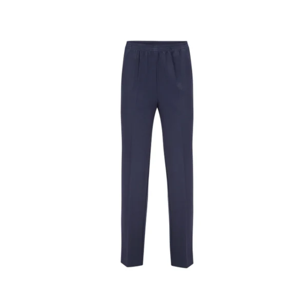 Let op Valt Klein! Dames Pantalon Deva Kort Elastiek WT - Donkerblauw - Afbeelding 2