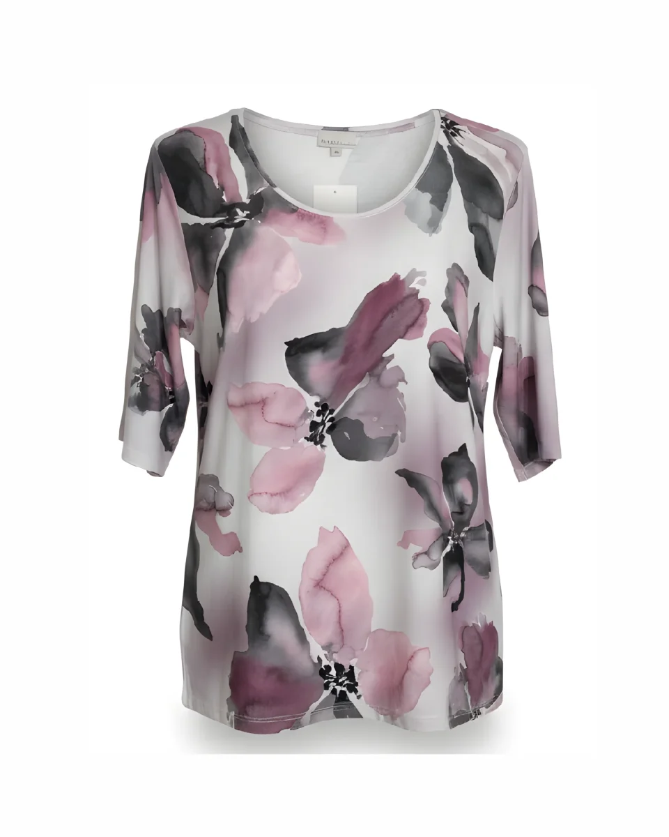 Gabriele K. Oudroze Bloemenprint - Afbeelding 2