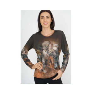 Gabriella K Shirt Herfst Bruin