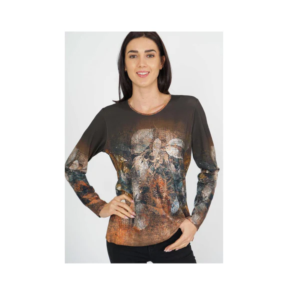Gabriella K Shirt Herfst Bruin