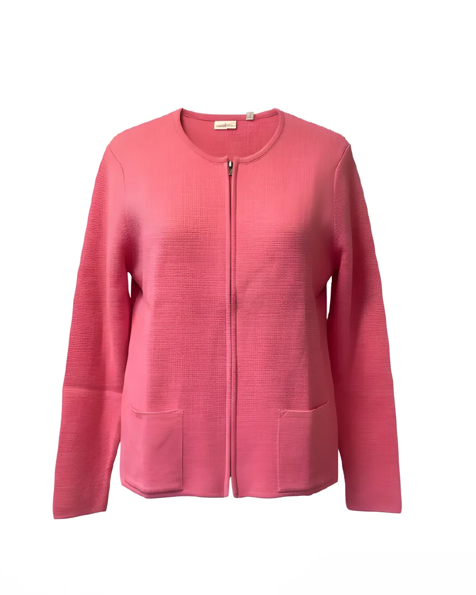 Gabriëlla K. Vest Met Rits Zakjes Roze - Afbeelding 4