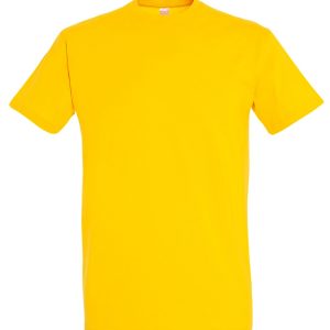 Unisex/ Heren T-Shirt – Geel