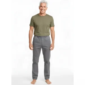 Heren Jeans met Elastiekeband  Antraciet