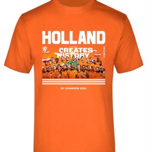 Exclusief Champions EK Wedstrijden oranje T-Shirt
