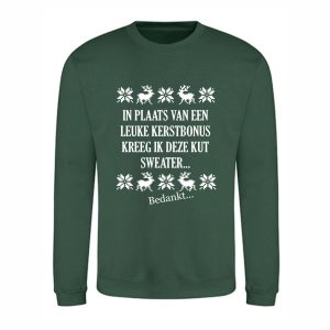 Kerstbonus Kersttrui Groen