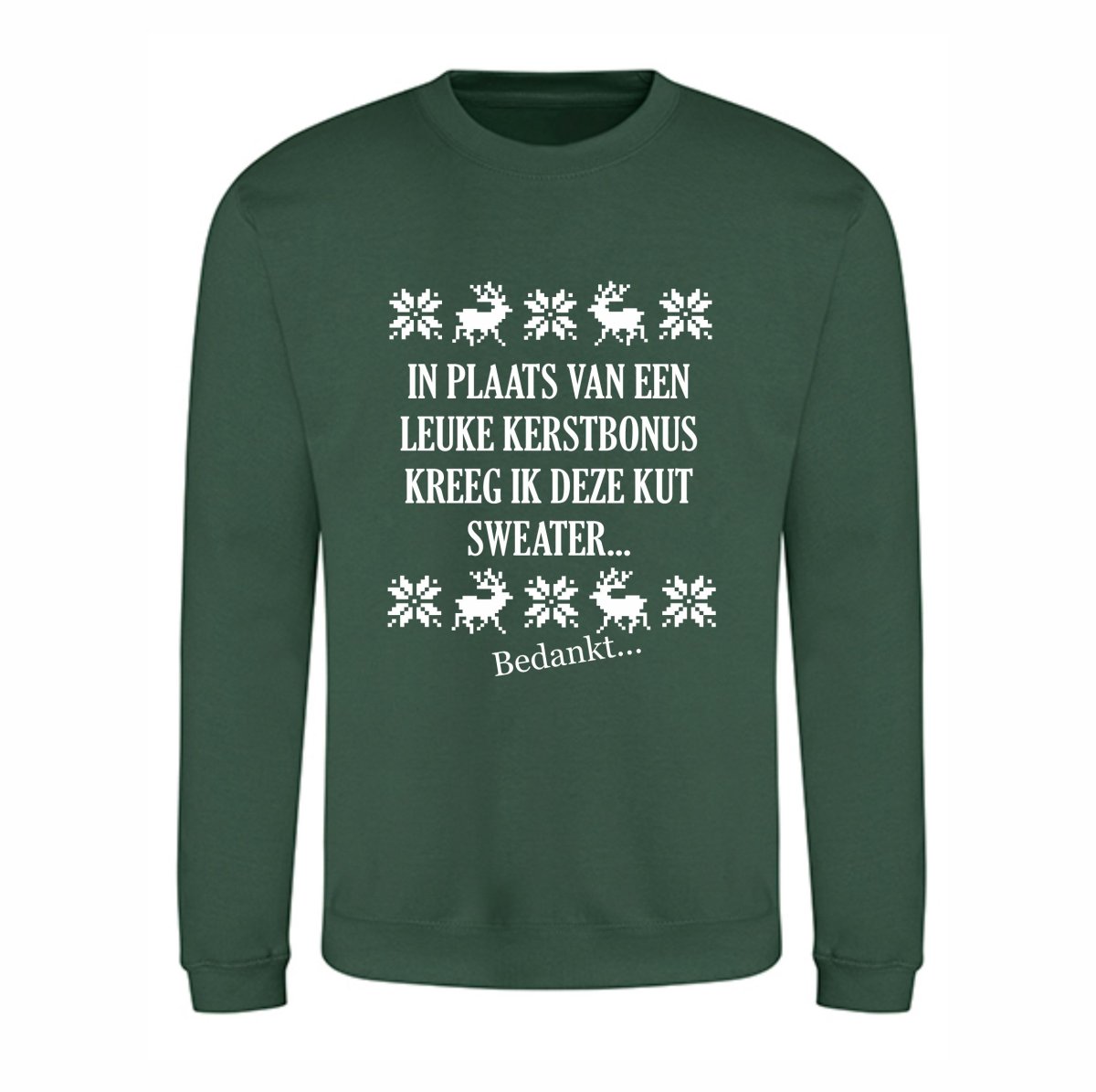 Kerstbonus Kersttrui Groen - Afbeelding 2