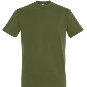 Unisex/ Heren T-Shirt – Khaki Groen