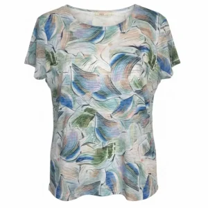 MXO Tshirt Dessin Kobaltblauw Groen