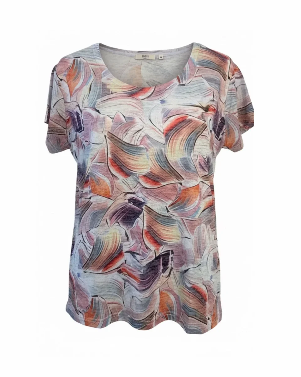 MXO Tshirt Dessin Oranje Tinten