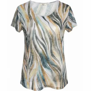 MXO Tshirt Dessin OkerGeel Grijs