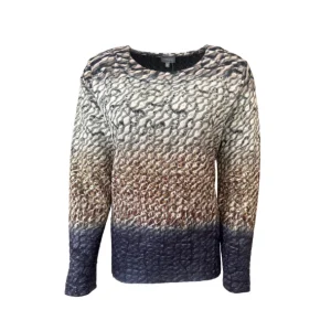 Marinello Trui Ribbelstof Grijs Bordeaux Navy