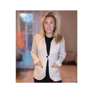 Marinello Vest Knoop Beige