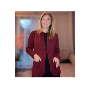 Marinello Vest Knoop Burgundy